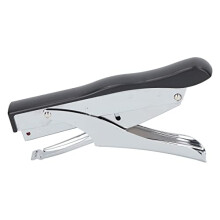 Mini Metal Stapler Black – Ergonomic LaborSaving Handheld Design, 10Sheet Binding Capacity for Office, Classroom, Desk