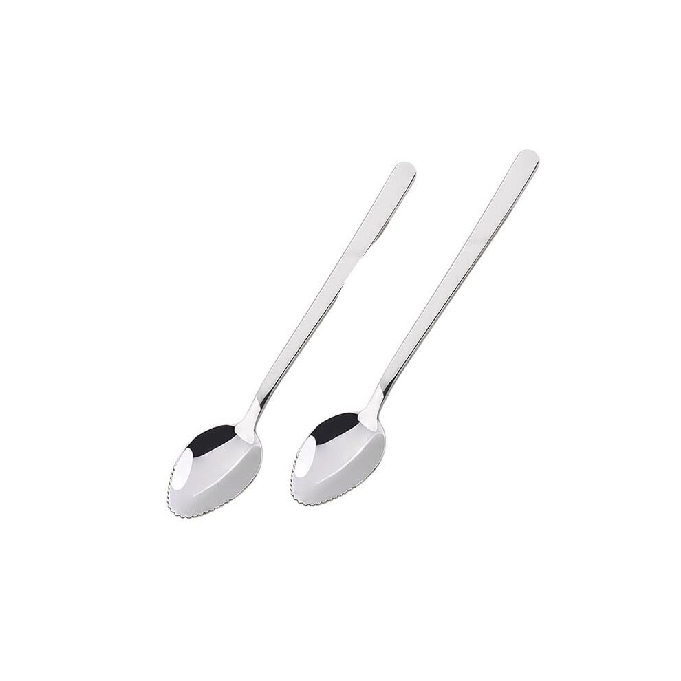 Baby Feeding Spoon Set Soft Silicone Infant Fruit Puree Spoon with Ergonomic Grip Easy to Clean (2pcs)