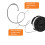 Replacement spool cap Black & Decker GL4525, GL5028, GLC1423L, GLC1825L 5