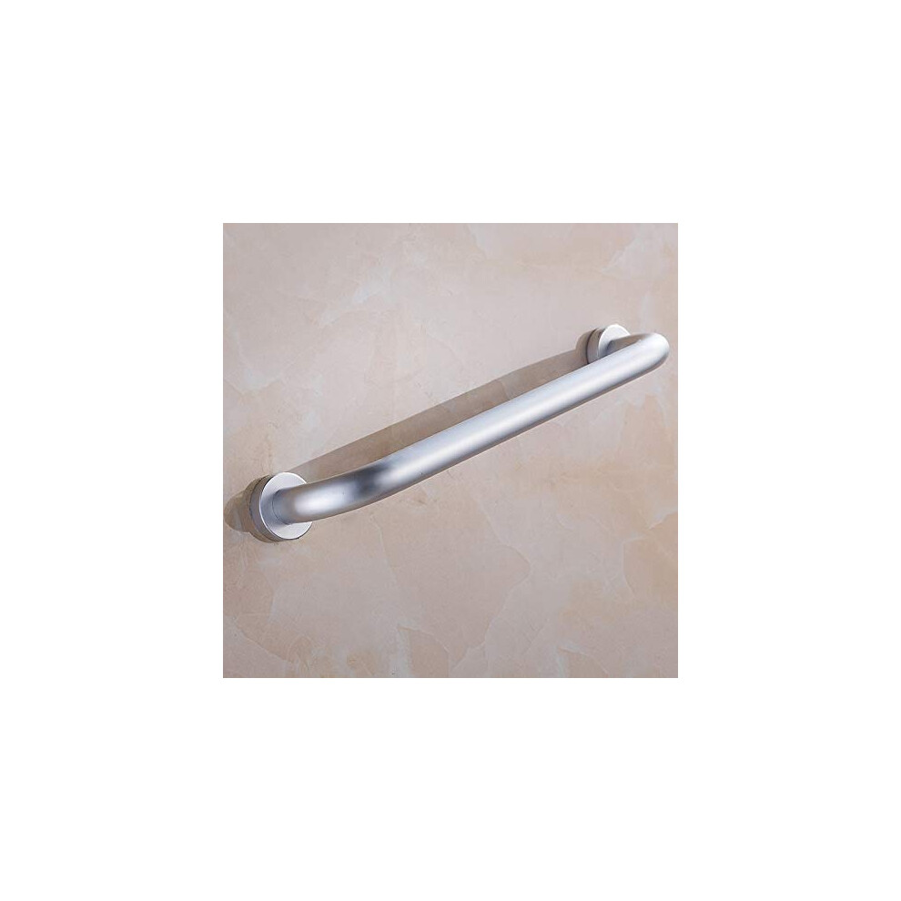 Light/Gray Aluminum Bathroom Grab Bar With Antislip Ergonomic Grip For Elderly And Shower Safety