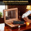 Cigar Humidifier 2 Pack Black Rectangular Dual Design for Humidor Box, Stable Moisture Control 2