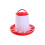 Automatic Chicken Feeder with Handle, Easy Clean Poultry Feed Dispenser for Chicks, Low Waste Design 3