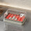Olive Grey Plastic Soap Dish with Drainage Layer and Clear Lid, Large Soap Holder for Multi‑Use Storage 1