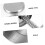 Stainless Steel Burger Press Tool for Even Thickness Control, Durable Design for Home Grilling 3