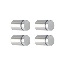 4pcs 12x20mm Stainless Steel Standoff Screws for Glass and Acrylic Signs, CorrosionResistant Wall Mount Hardware Set