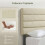 Homcom Cabecero de Cama Beige 140 x 10 x 126 cm 6