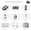 4K HD Foldable Camera Drone with Optical Flow Positioning and ESC Lens, Gray 3Battery Version 2