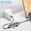 USB C-hub med åtte ulike uttak 3