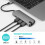 USB C-hub med åtte ulike uttak 5