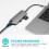 USB C-hub med åtte ulike uttak 6