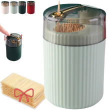 Popup Automatic Toothpick Dispenser with 200 Toothpicks, Touch Hygienic Holder for Home and Office