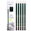 2B Graphite Drawing Pencil with Ergonomic Hexagonal Grip for Smooth Dark Lines and Exam Use 1