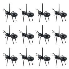 12PCS Reusable Fruit Picks Ant Shape Cocktail Toothpicks for Appetizers Desserts and Party Decorations