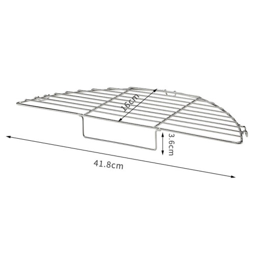 Portable Grilling Grate with Elevated Cooking Surface, Lightweight Camping Grill Accessory 1