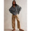 Women'S Button Oversized Side Slit High Low Sweatshirt Long Sleeve Reverse Seam Pullover Tunic Tops Grey M 5