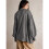 Women'S Button Oversized Side Slit High Low Sweatshirt Long Sleeve Reverse Seam Pullover Tunic Tops Grey M 6