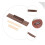 Ukulele Bridge and Nut Set for String Stability and Better Tuning Accuracy, Durable  Parts Kit 3