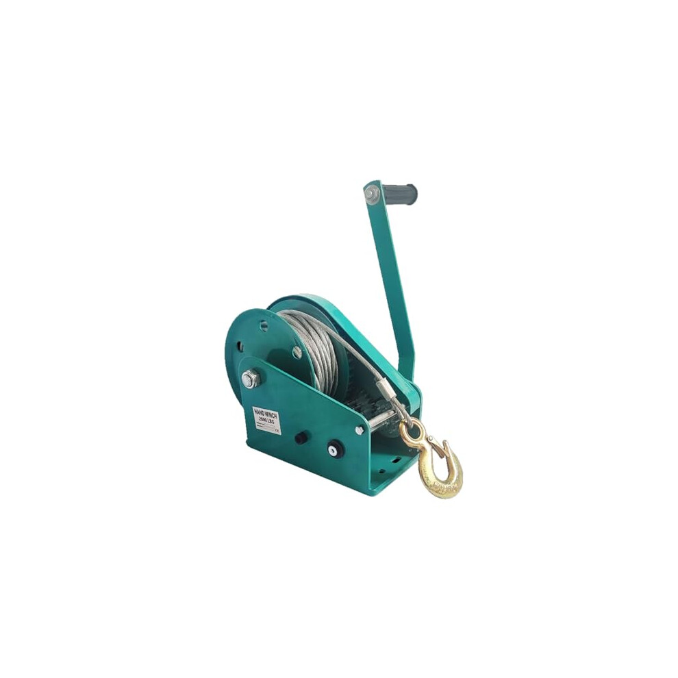 2600Lbs Heavy Duty Boat Trailer Winch Hand Winch With Cable Twoway Ratchet Steel Rope For Atv Utv 9330225594185