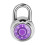 Purple Combination Padlock 2 Inch Metal Lock with 3Digit Code for Gym Locker School Toolbox 1