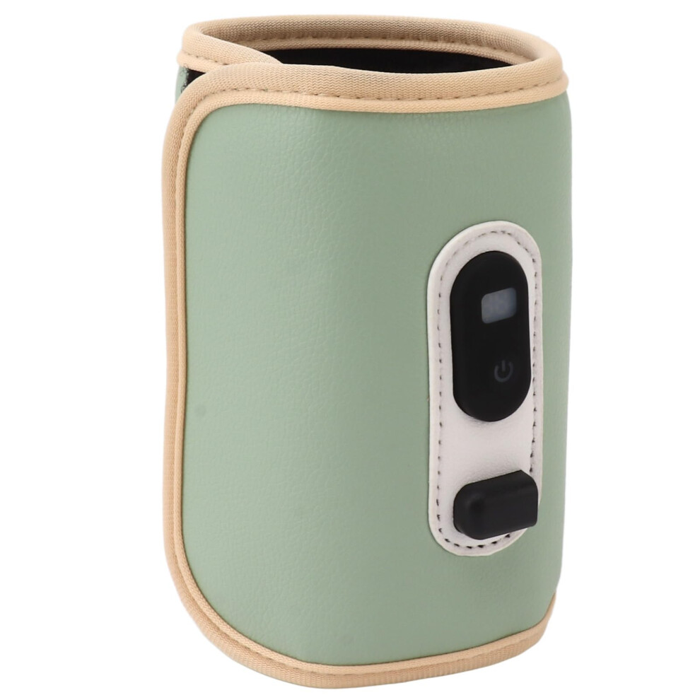 Usb Baby Bottle Warmer For Travel, Portable Breastmilk Milk Heater With Gentle Heating (Green) Green