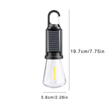 LED Tent Light USB/Solar Rechargeable 2-Pack