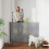 PawHut Barrera de Seguridad Gris 115 x 5.5 x 82.5 cm 2