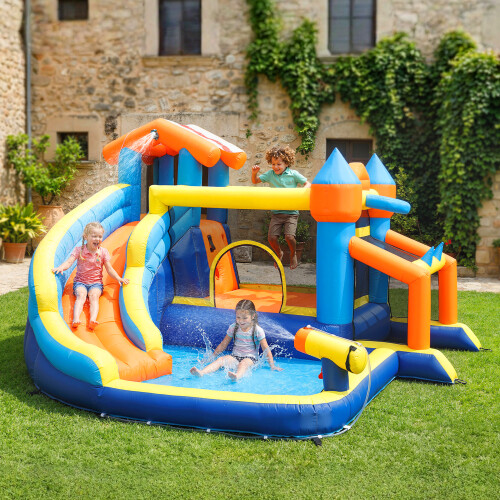 Castillo Hinchable Acuático Multicolor 350 x 325 x 210 cm 1
