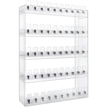 Acrylic Cigarette Display Rack with Clear Visibility, Wall or Countertop Mount, Durable and SpaceSaving