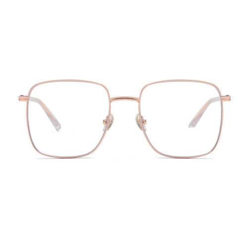 Blue Light Blocking Reading Glasses +150 Sandsilver Oversized Square Frame for Computer Eye Strain Relief 1