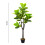 Living And Home 150cm Artificial Triple-Trunk Ficus Elastica Tree in Pot 6