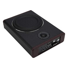 8 inch 600W Under Seat Car Subwoofer with Builtin Amplifier, Deep Bass, Super Slim Design