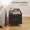 Homcom Cesto Ropa Sucia Marrón 35 x 35 x 60 cm 3