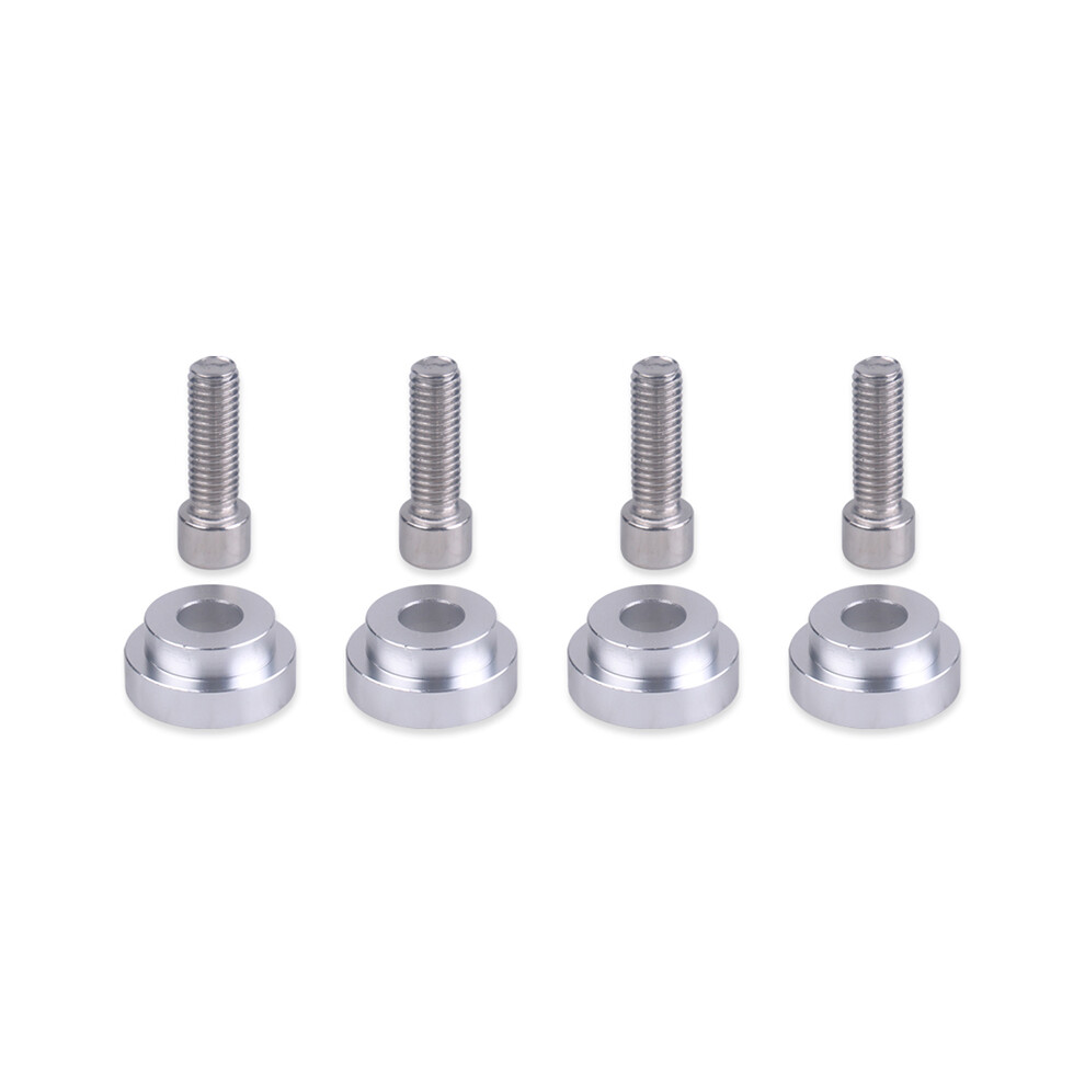 Billet Shifter Box Bushings For K20 K24 K Series Swap 92-06 Rsx Tsx Silver 6033000194282