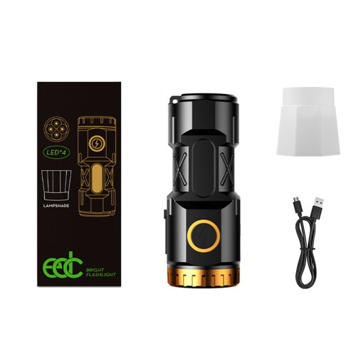 Flashlight with Magnetic Clip and Soft Cover S74A-P35 1
