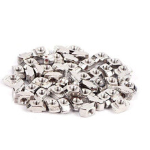 50 Pcs M5 T-Slot Hammer  Nut 2020 Series Aluminum Profile Extrusion Slot European Standard (M5 x 10 x 6mm)