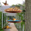 2-Layer Tree-Mounted Bird Feeder Steel Frame Brick Red Bath 3