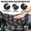 Universal Motorcycle Air Seat Pad with Removable Straps Shock 4