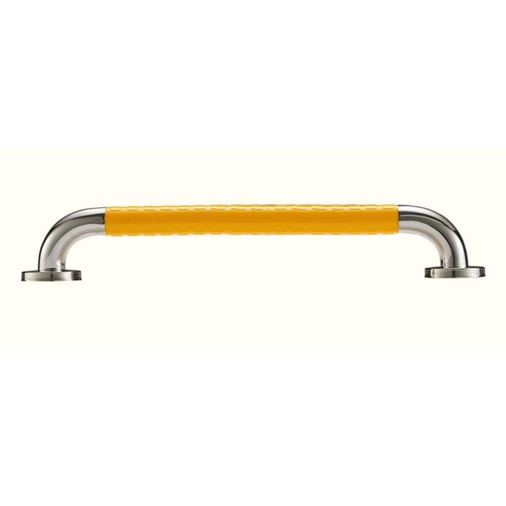 Stainless Steel Shower Grab Bar 58cm with Ergonomic AntiSlip Grip, Wall Mounted Bathroom Safety Handrail for Elderly