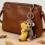 Porte-clés banane en Polyester doux, Adorable singe fait à la 5