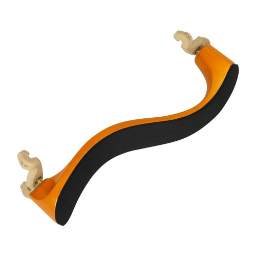 Professional 4/4 Violin Shoulder Rest Adjustable Height Angle Ergonomic Maple Body with White Legs 2