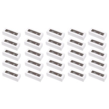 25 Pieces Macaron Boxes with Clear Display Window Macarons Container or Packaging Box Kit for Chocolate Desserts Cake A