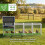 PawHut Gallinero Gris 347 x 160 x 150 cm 2