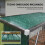 Outsunny Cobertizo para Leña Verde 213 x 66.5 x 150 cm 6