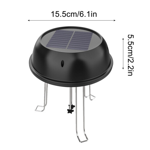 Solar Water Wiggler for Bird Bath and Pond 2