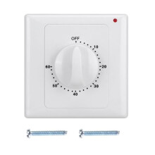 Digital Timer Switch with Automatic Countdown Control, Wall Mounted Programmable Timer for Home Appliances
