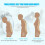 Posture Corrector Upper Back Brace, Magnetic Back Support Adjustable Humpback Posture Corrective 4