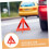 5pcs Emergency Warning Triangle Set, Foldable Reflective Roadside Safety Signs for Car Breakdown 3