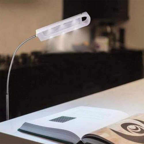 3X LED Desktop Magnifier with Hands  Rotating Rectangular Lens for Crafts, Reading, and Jewelry 2