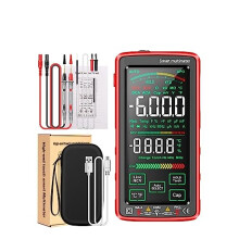 Touch Screen Digital Multimeter 6000 Counts Auto Ranging Tester with Smart Auto Detection Rechargeable Battery