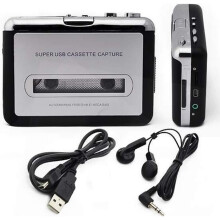 Kassettenkonverter, USB-Kassetten-Super-Kassetten-zu-MP3-Konverter, Audio-Capture-Musik-Player